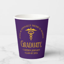 Purple Gold Medical School Graduation Party