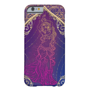 Purple & Gold Moroccan Arabian Belly Dancing Glam Barely There iPhone 6 Case