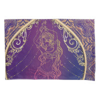 Purple & Gold Moroccan Arabian Belly Dancing Glam
