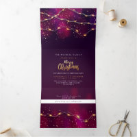 Purple gold Neon lighting Custom Christmas year