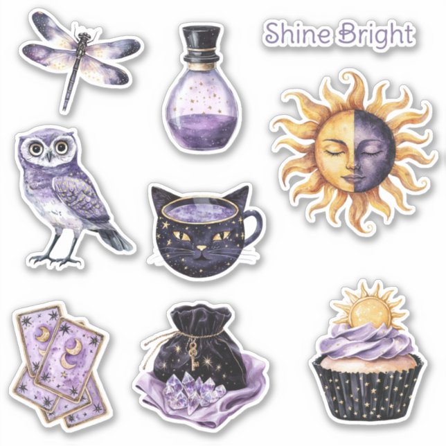 Purple Gold Shine Bright Sun (Front)