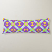 Purple Gold Teal Geometric Border Colourful Modern
