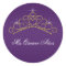 Purple Gold Tiara Sweet 15 16 Quinceana Label