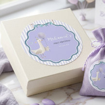 Purple Goose First Birthday Personalised Kids Part