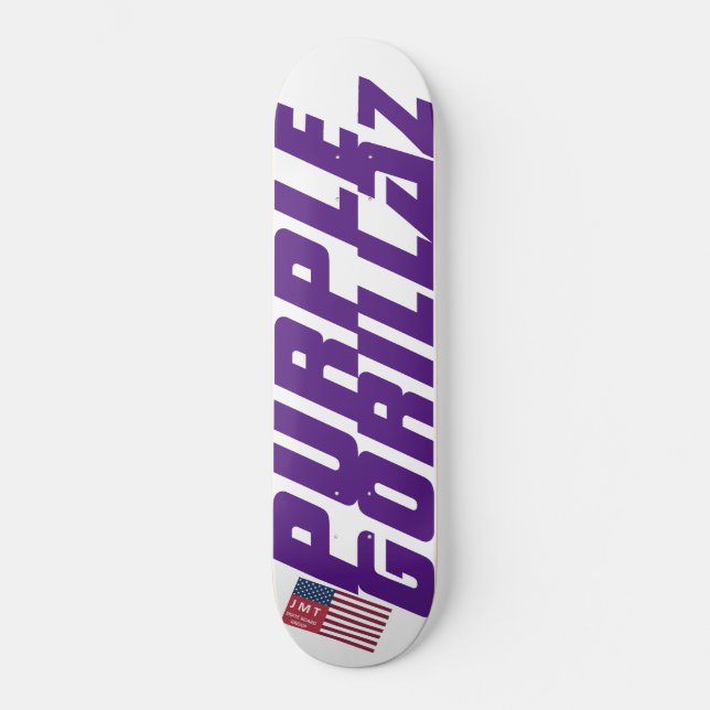 PURPLE GORILLAZ Skateboard (Front)