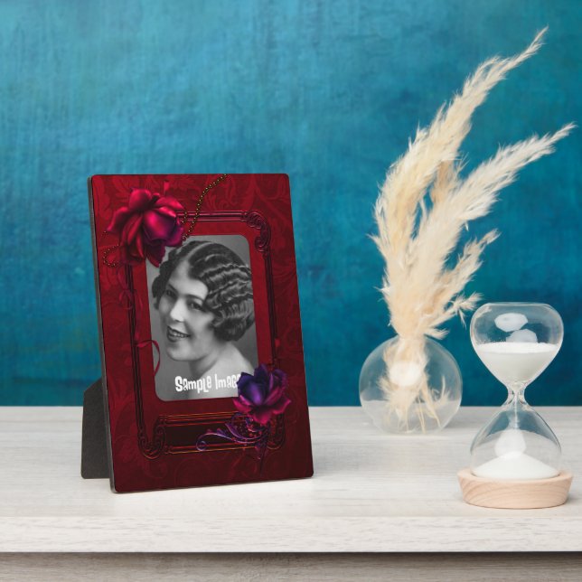 Purple Gothic Art Frame Plaque (Side)