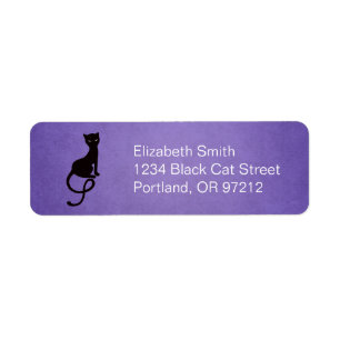 Purple Gracious Evil Black Cat