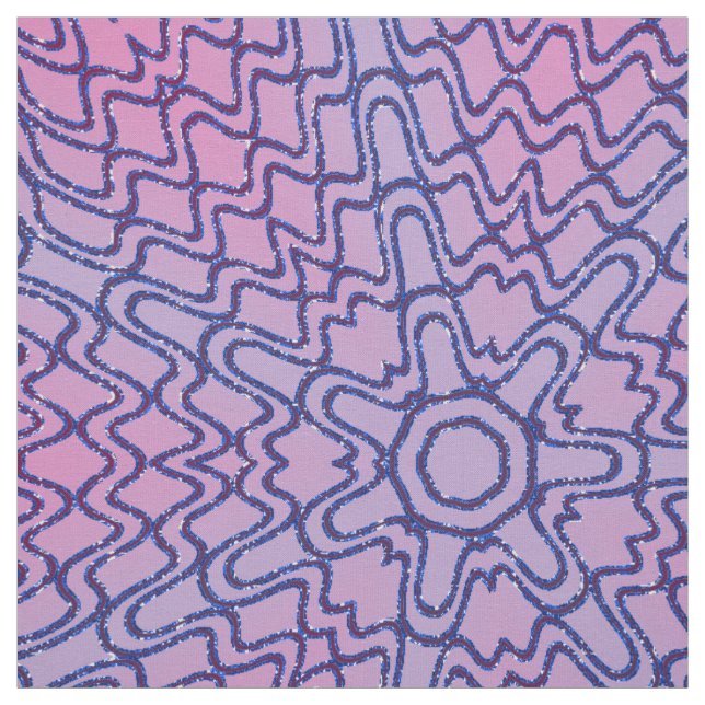 Purple Gradient Abstract Fabric (Swatch)
