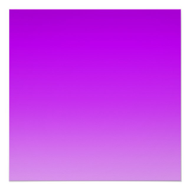  Purple Gradient Background Custom Text Template Poster (Front)