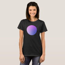Purple Gradient Circle Vignette Abstract Design