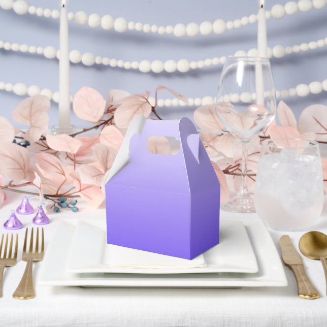 Purple Gradient Favour Box (Wedding)