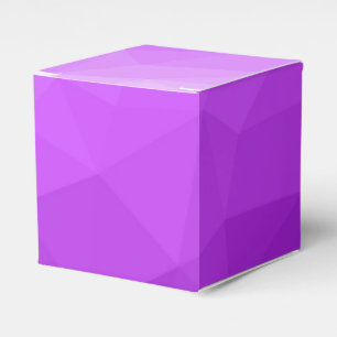 Purple gradient geometric mesh pattern favour box