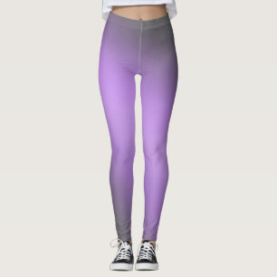 Purple Gradient Ombre Leggings