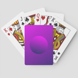Purple Gradient Playing Cards