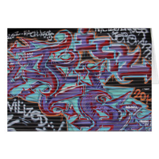 Purple Graffiti on Shutter
