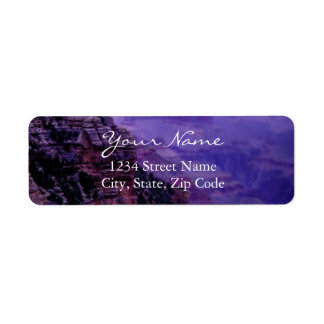 Purple Grand Canyon Address Labels