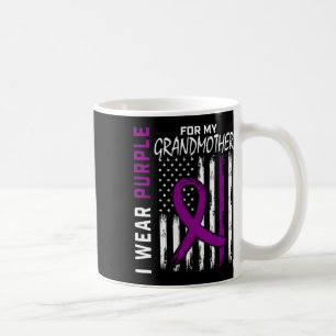 Purple Grandmother Grandma Pancreatic Cancer Aware Coffee Mug