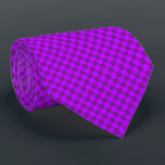 Purple Grape Jelly Checks Men's Fashion Tie<br><div class="desc">Purple power tie. Perfect birthday,  father's day,  Christmas gift. Spice up your style with this must-have pattern! Elevate your style with our vibrant and unique men's fashion neckties! Discover a range of colourful designs,  perfect for any occasion. Stand out from the crowd with these statement pieces. Explore now!</div>