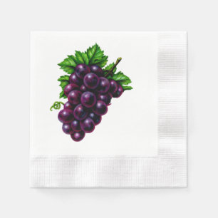 Purple Grapes Napkin
