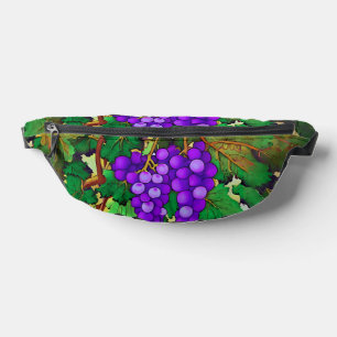 Purple Grapes on the Grapevine Bum Bags