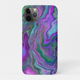 Purple, Green and Blue Fluid Art    Case-Mate iPhone Case