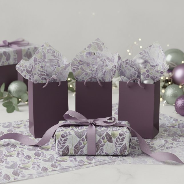 Purple Green Christmas Pattern#21 ID1009 Tissue Paper (Creator Uploaded)
