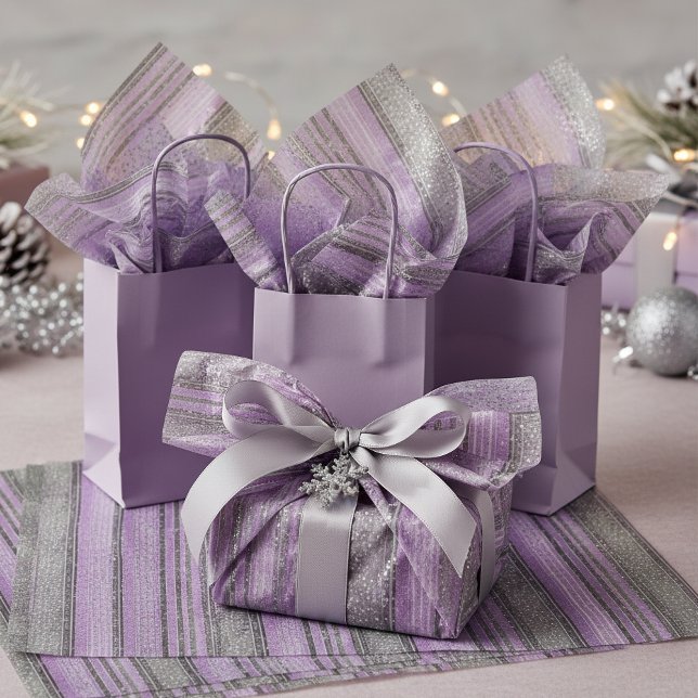 Purple Green Christmas Pattern#28 ID1009 Tissue Paper (Creator Uploaded)