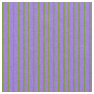 Purple & Green Coloured Pattern of Stripes Fabric