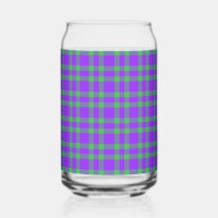 Purple Green Plaid Pattern