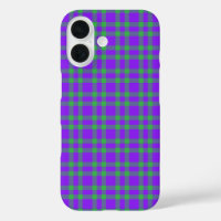 Purple Green Plaid Pattern