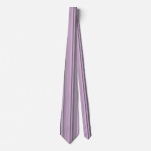Purple Grey Stripes Tie