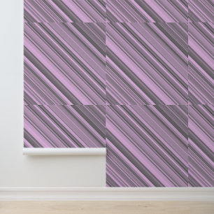 Purple Grey Stripes Wallpaper