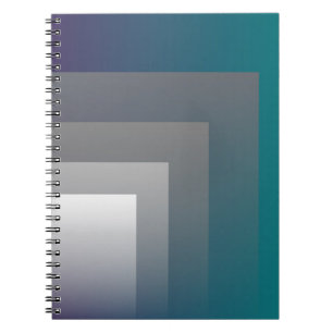 purple grey teal notebook