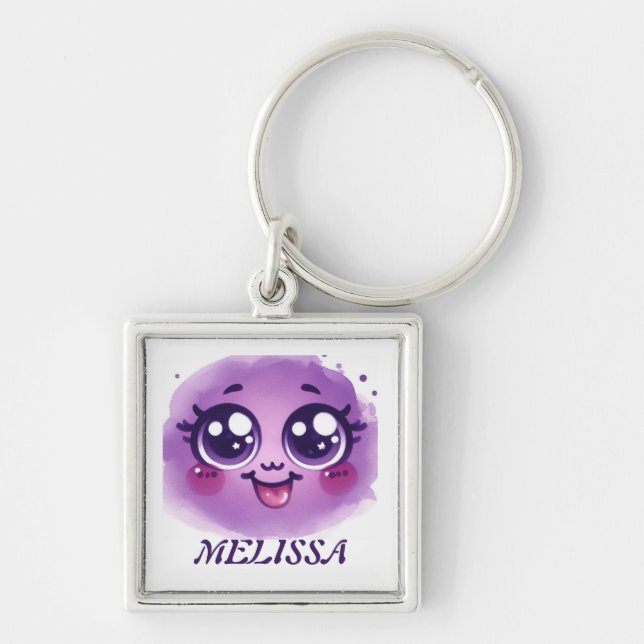 Purple grimace key ring (Front)