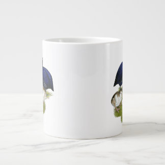 Purple Guinea Family Large Coffee Mug
