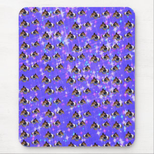 Purple Guinea Pig Sparkle, Mouse Pad
