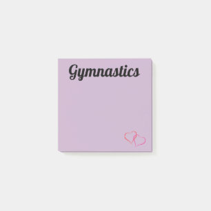 Purple Gymnastics Post-It Notes