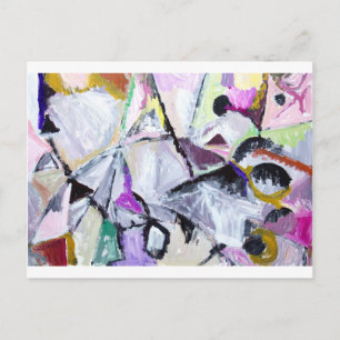 Purple Habitat of Native Wildcats (painting) Postcard