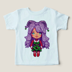 Purple hair girl 