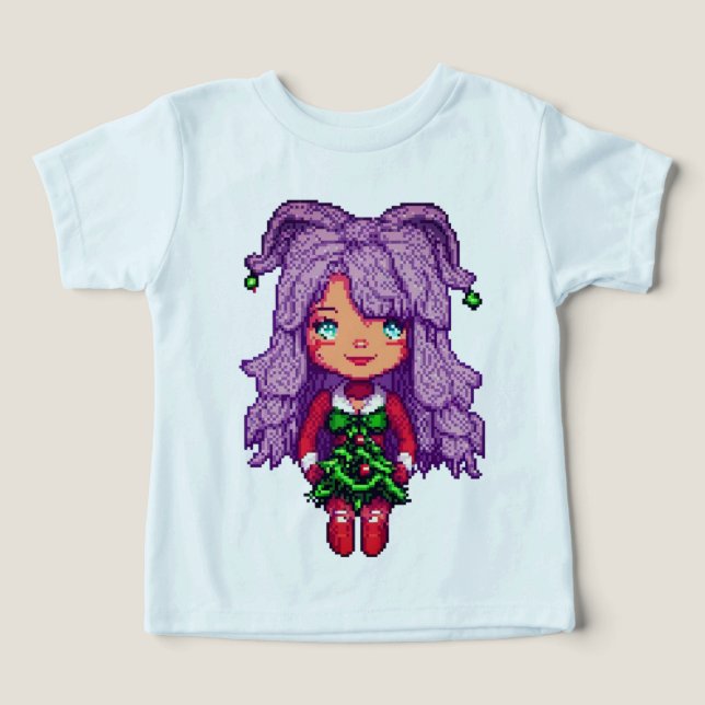 Purple hair girl  (Design Front)