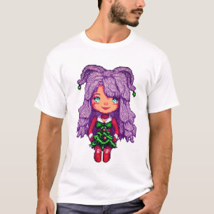 Purple  hair girl  T-Shirt