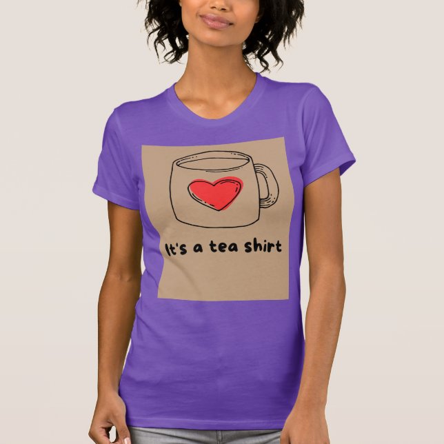 Purple half sleves T shirt (Front)