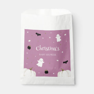 Purple Halloween Baby Shower Favour Bags