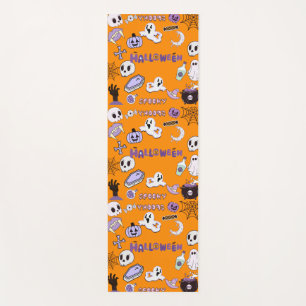 Purple Halloween Yoga Mat