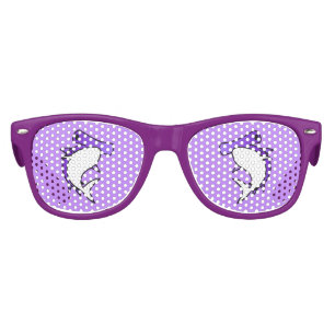 Purple Hammer Head Shark Cartoon Kids Sunglasses