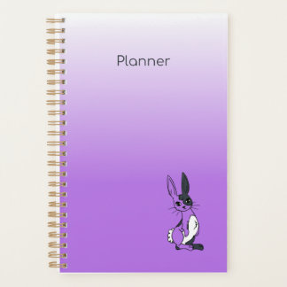 Purple Harlequin Bunny Agenda