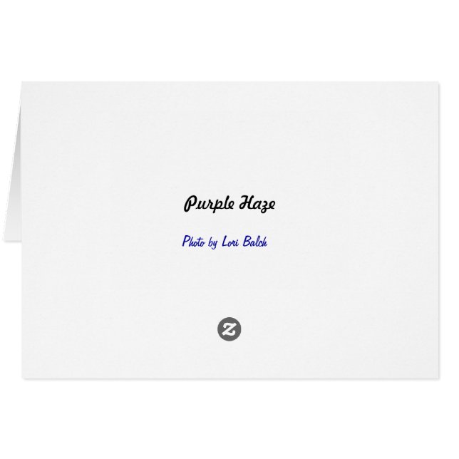 Purple Haze (Back Horizontal)