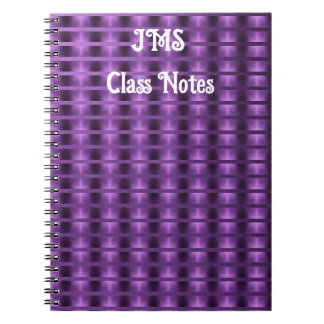 Purple Haze Abstract Ombre - Customisable Notebook