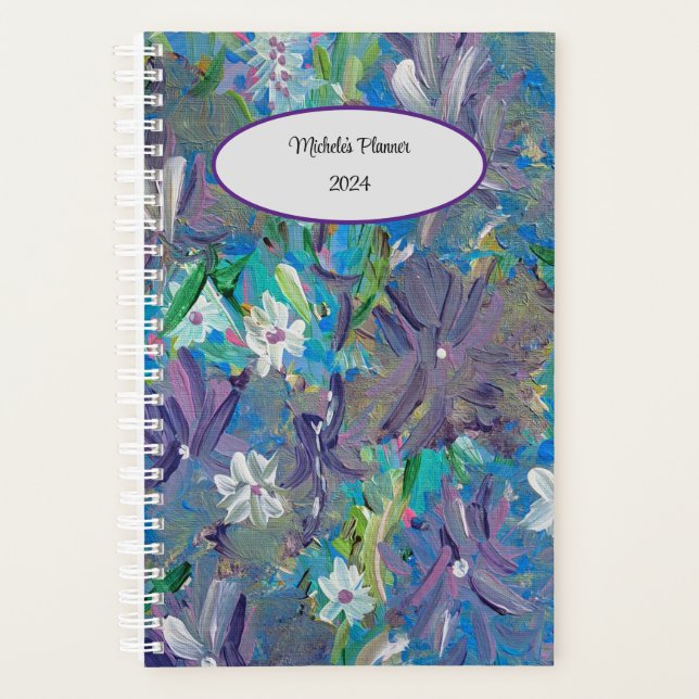 Purple Haze Custom Name Planner (Front)