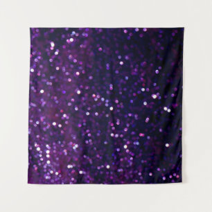 Purple Haze: Glitter Lights Background Tapestry